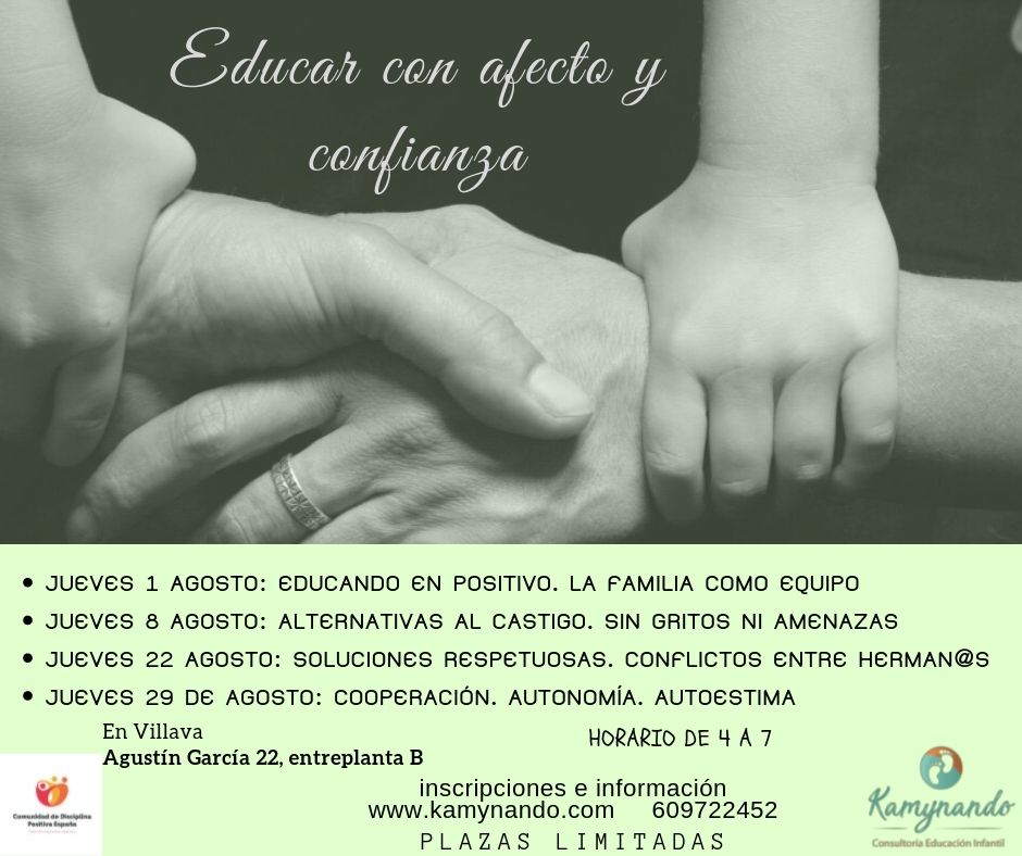 Educar con afecto y confianza jueves agosto